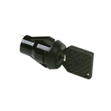 C&K Components Keylock Switch, 2 Positions, Spst, Wire Terminal, Keylock Actuator, Panel Mount P10113TCMWCQ22